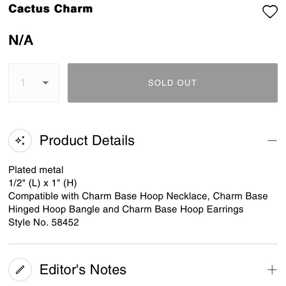 Coach cactus charm - Picture 5 of 5